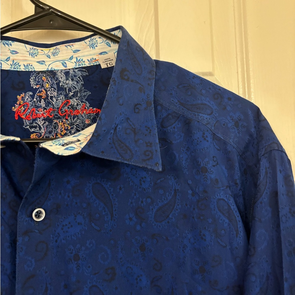 Paisley Robert Graham Dress Shirt XL